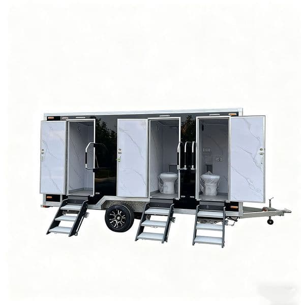 Mobile Washroom Toilet Portable Mobile Bathroom Renta Restroom Trailer for Sale