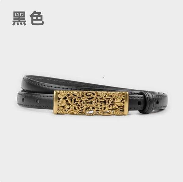 Elegant Womens Slim Belt - Seasonal Versatility & Stylish Waist Accentuation