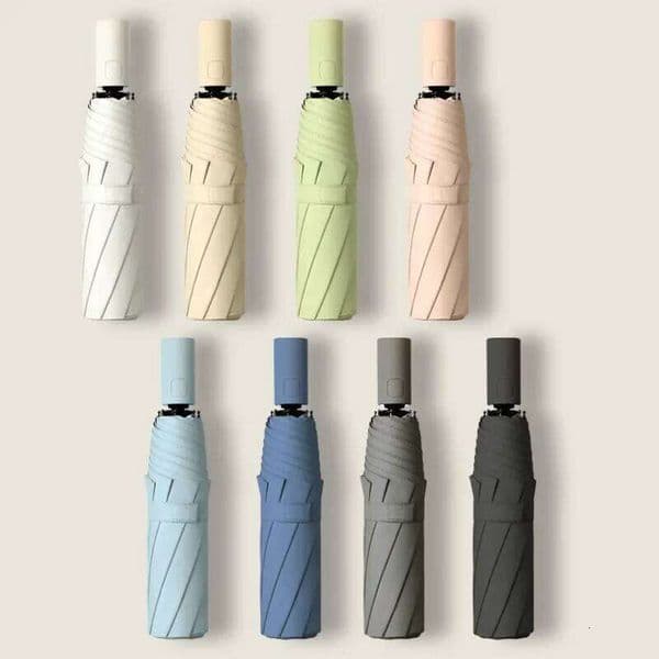 Auto Open Close Compact Fold Sun Rain Proof UV Protection Premium Travel Umbrella 26Y0122