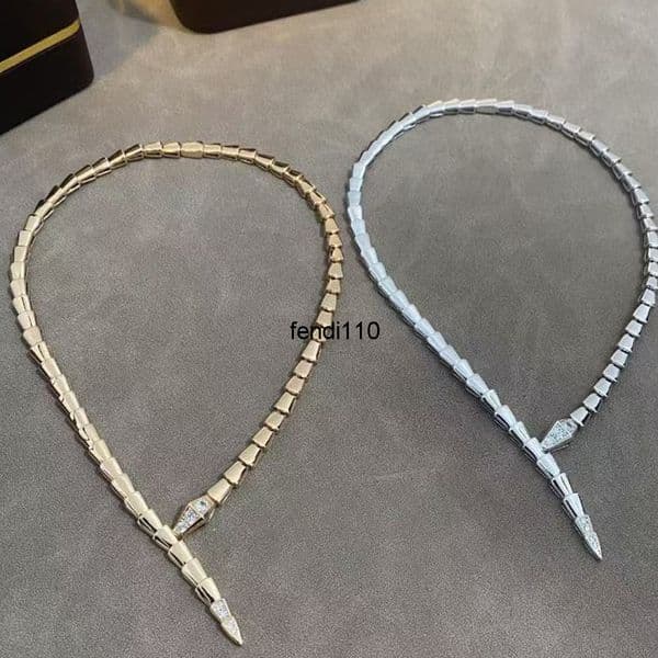 Pendant Necklaces Necklaces Designer Jewelry Luxury Diamond Snake Necklace Stainless Steel Plated Gold Jewelry Woma Circle Snake Necklace Daily Outfit Classic