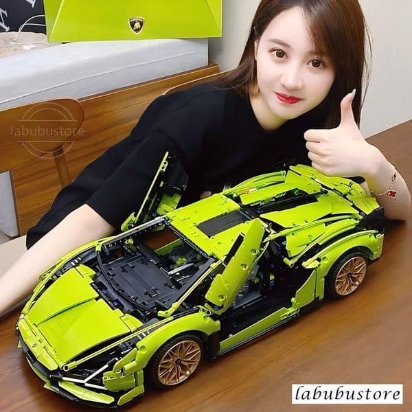 LEG0 Technic 42115 Lamborghini Sian FKP 37 Building Blocks supercar Toy Blocks set 3696pcs Standard bricks Perfect replica holiday gift large toy M260309