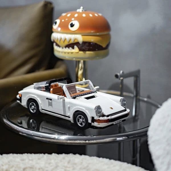 2026 New Porsche Retro 911Turbo Model Supercar Assembling Gt3 Building Blocks Assembly Accessories Toys