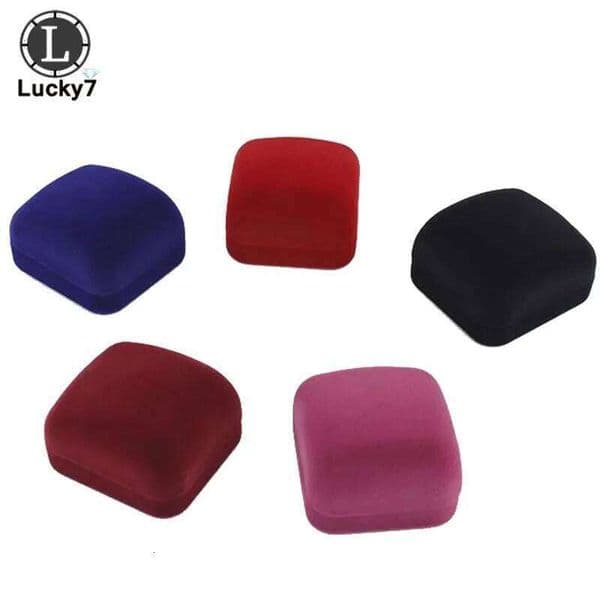 Engagement Velvet Box Jewelry Display Storage Boxes For Wedding Ring Valentine's Day Gift Organizer Earrings 26Y0122