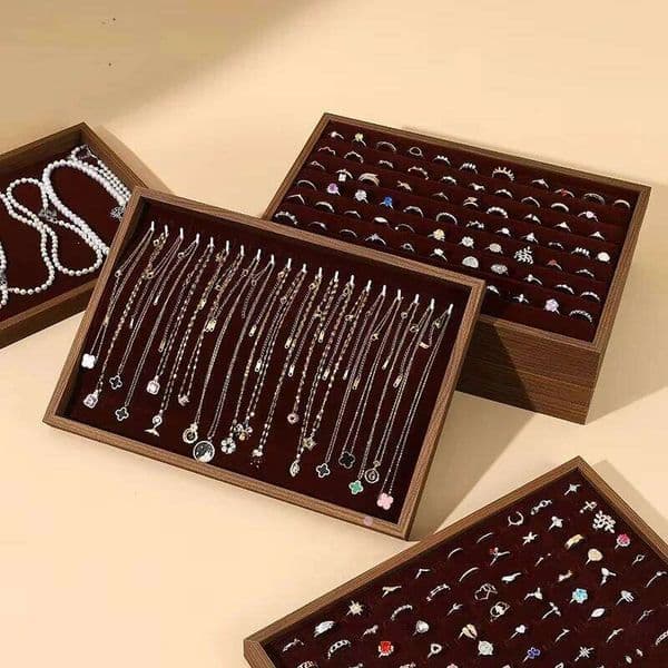 Jewelry bracelet, jewelry, look tray, ring, stud earrings, storage, necklace display tray. 26Y0122