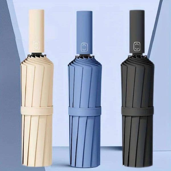 Reinforced 24-Bone Men's Business Strong and Durable Wind-resistant Umbrella, Anti-UV Sunscreen Umbrella 26Y0122