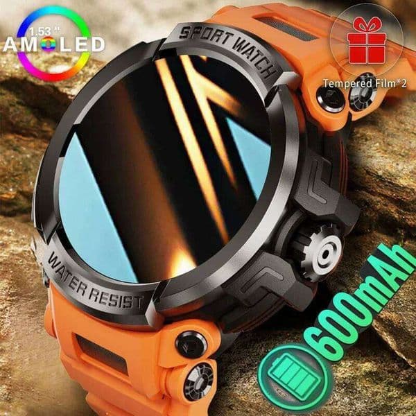 1.5'' New Smart Watch Men BT Call Health Watches IP68 Sport Fitness Clock 600mAh Battery Smartwatch for Android IOS Phone 26Y0122
