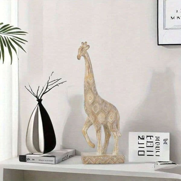 Modern Minimalist Home Decoration, Giraffe Desktop Ornaments, Decorations for Offices and Studies, Artistic Handicrafts 26H0122