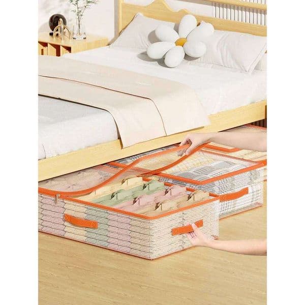 Collapsible transport pvc bed bottom Tidy bedroom dormitory supplies Transport box College packaging storage bag 26Y0122