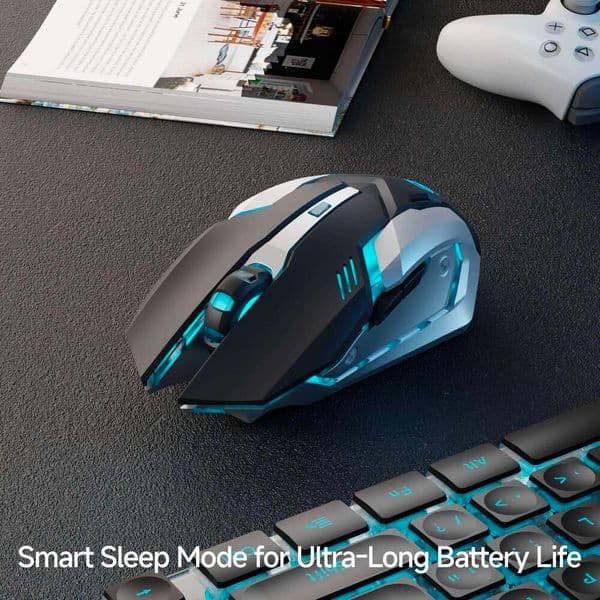 EWEADN G305 Rechargeable Wireless Dual-Mode Mouse Silent, Ergonomic,Office, Laptop, Desktop, Gaming, Home, Lightweight 26L0122