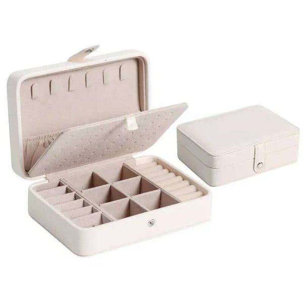 1pcs Portable Storage New High-end Exquisite Large Capacity Travel Bag Jewelry Box Organizer 26Y0122