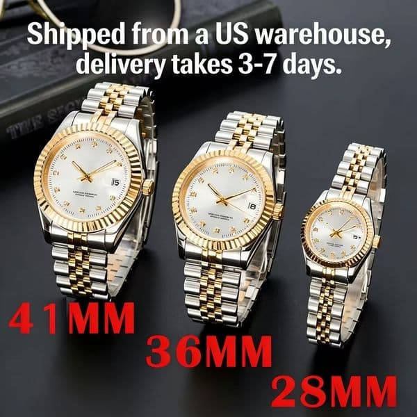 watch orologio Automatic Mechanical Watches Men Big Magnifier 41mm/36mm Stainless steel Sapphire Mens Watches Male Wristwatches Luminous