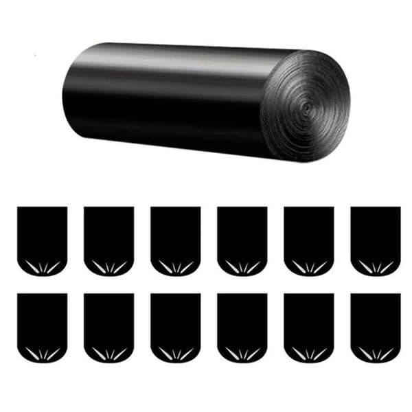 1 Roll 12pcs Toilet Bag Disposable Biodegradable Garbage Bags Environmentally Friendly for Camping Fishing Home 26W0123