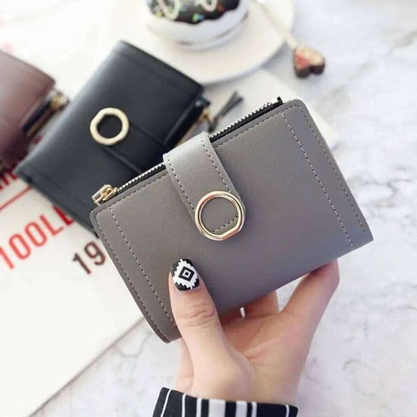 Fashion PU Leather Women Wallet Large Capacity Multiple Card Slots Short Purses Lightweight Zipper Coin Purse For Girls Women's Y260123