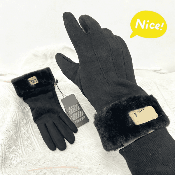 Designer Luxury Gloves Designer Five Fingers Gloves Women lambskin gloves Designer Warm Winter For Solid Color Autumn And Fleece women gloves fingertip gift