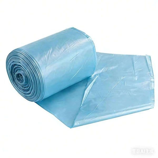 300-Pack Leak-Proof Blue Trash Bags: Extra Thick & Tear-Resistant for Daily Kitchen Cleanup 26W0123