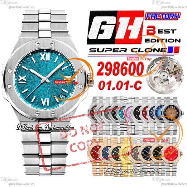 Alpine Eagle 41 Maritime Blue Dial 298600-3016 GHF M9015 Automatic Mens Watch Stainless Steel Bracelet CHS Puretimewatches Reloj Hombre Montre Hommes