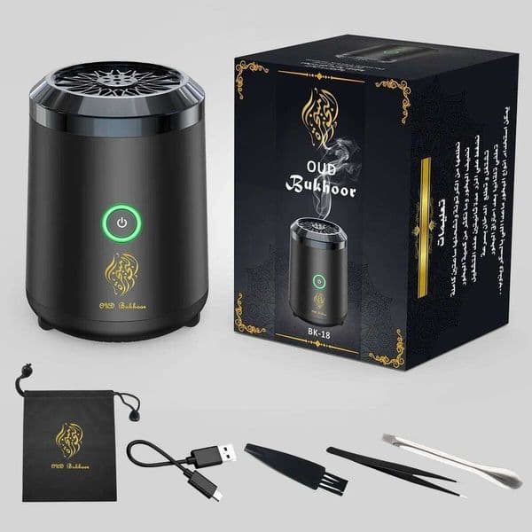 Portable mini Electric Burner Oud Arabic Bakhoor Aroma Diffuser Arabian Rechargeable Incense Holder 26L0123