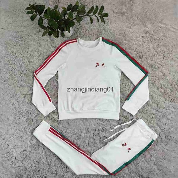 Designer gg Hoodie Jacket Sweater Coat Tracksuit Autumn Winter Vintage Luxury Letter White Red Text Hoody Womens Mens Bodysuit Sweatpants