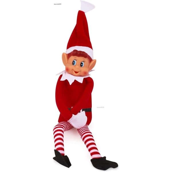 Christmas Elf Behaving Badly Plush Toy Novelty Long Bendy Naughty Boy Christmas Elves Doll
