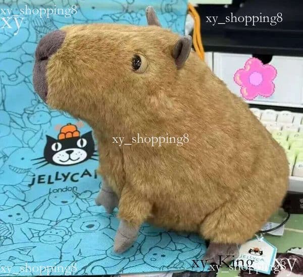 2026 Dolls jellys cat Clyde Capybara Plush Children's plush toys Kapibala Soft Toy Dolphin body pillow Cute Soothing Doll GiftsJelly Cat 625