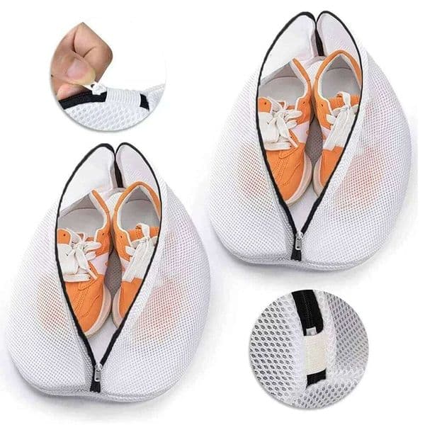 1PC Thickened Anti-deformation shoe washing cover Polyester Cleaning Mesh Filter bag 26Y0123