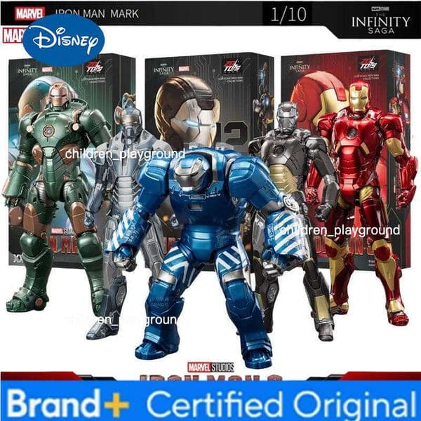 Disney 1:10 ZD Toys Iron Man MK38 Igor MK25 Striker MK26 Gamma MK36 Peacemaker MK40 MK15 Sneaky Action Figure Collections Gift H260123