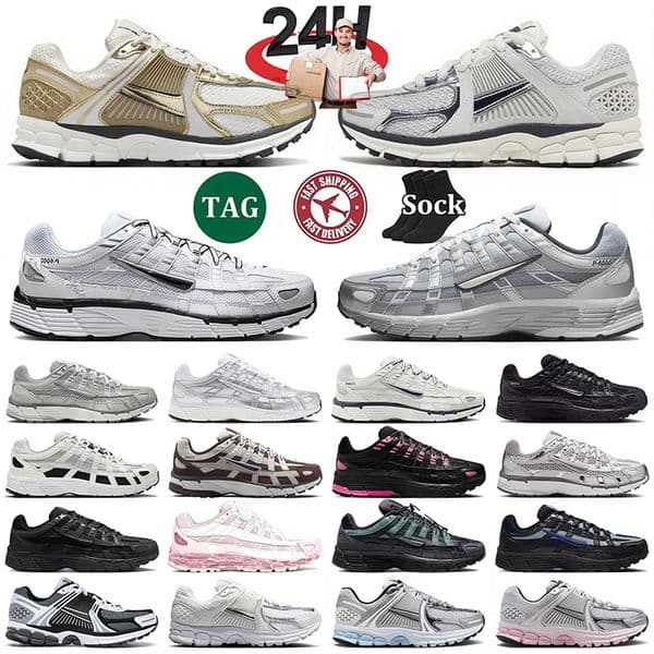 unning Shoes Designer P6000 trainers P 6000 V5 Vomero 5 Chaussures Shadow grey Light Army Cargo Khaki Flat Pewter Smoke Grey Metallic Silver Men Women Shoe
