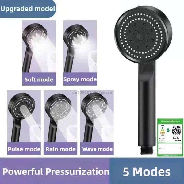 High Pressure 3 Modes Adjustable Filter Set New Bathroom Shower Head Accessories Sprayer 26Y0123