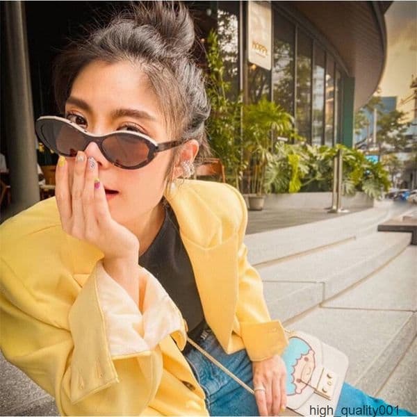 designer sunglass female 5416 vintage oval sunglasses ins letter series chanelsunglass channels chanels cc Z0N3 FBBK 5CD5