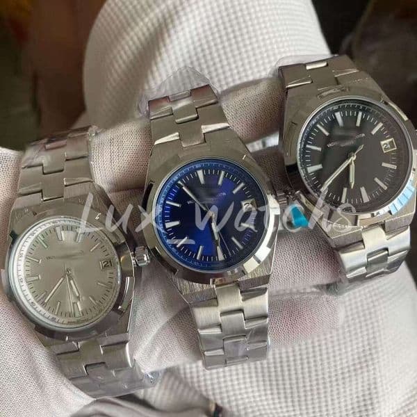 VC watches men designer VC watch luxury 40.5mm Business Casual Men's Steel Band Quartz Watch Calendar Butterfly Buckle Wristwatch