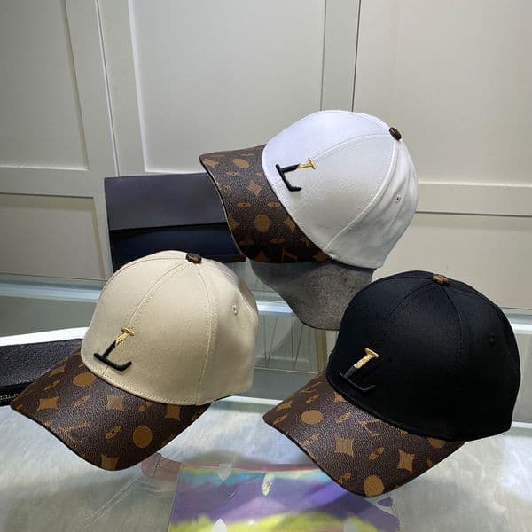 Designer Ball Caps Fashion Letter Hat Patchwork PlaidDesign for Man Woman Adjustable Cap 8 Color Top Quality