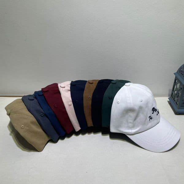 Pony Alphabet Embroidered Cap Simple Joker Embroidered Sunshade Baseball Hat for Men and Women Leisure Spring Wide Eaves
