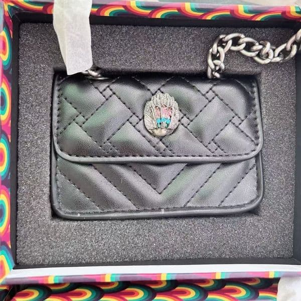 2026 New Embroidery Thread Color Splicing Contrasting Glossy Card Single Crossbody Shoulder Unique Mini Handbag High-end designer light luxury handbags -333
