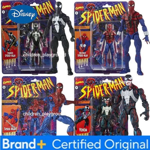 Disney Hasbro Spider Man 2099 Miguel O Hara legends Venom Deadpool Action Figure Toys Change Face Statue Model Doll kids for Toy Gift H260123