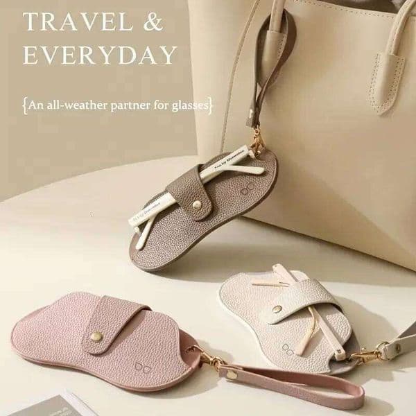 Stylish Detachable Eyeglass Case Lightweight & Durable All-Season Protective Cover for Glasses | Trendy Accessory 26W0123