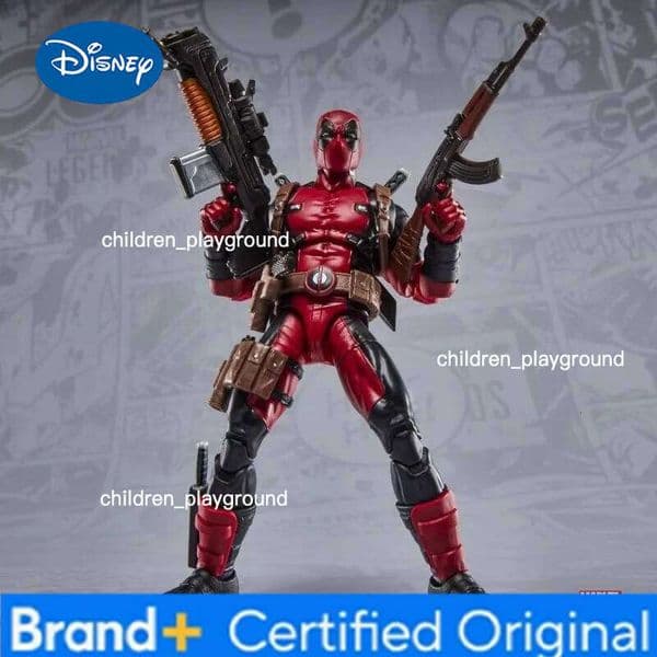 Disney In Stock 1/12 Scale Marvel Legends The Deadpool 6 Inch Desktop Decor Model Collection Grade Action Figure Toy Gift H260123