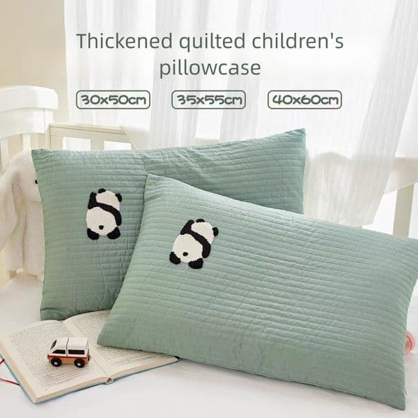 100% Pure Quilted Thickened Children's Pillowcase Student Dormitory Single Detachable Cotton Pillow Core