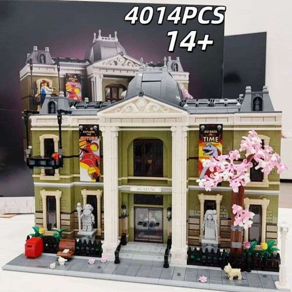 2026New 4014pcs Icons History Museum 10326 Biggest Modular Set Architecture Street View Building Blocks Toy Kids Gift
