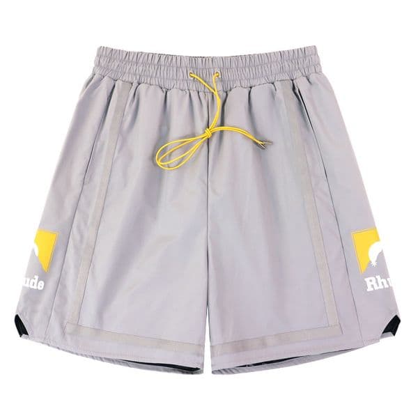 Designer Letter Graphic Print High Street Vintage Shorts Summer Mens Womens Loose Casual Washed shorts