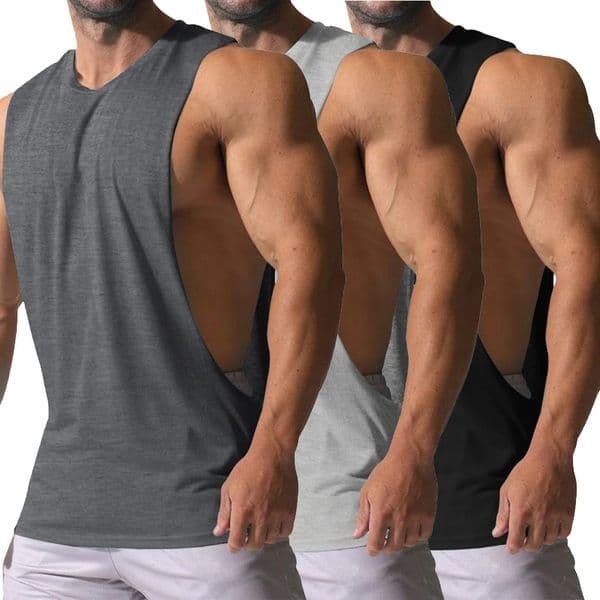 Mens Summer Fitness Tank Top Men Jogging Bodybuilding Sleeveless Shirt Breathable O-Neck Casual Male Vest Clothing 260123BJ