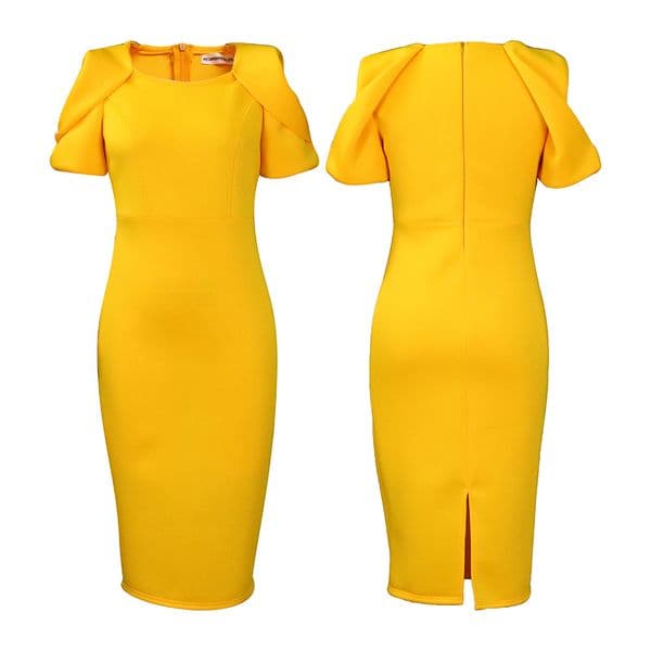(167) New summer large size women's clothing hip OL temperament commuter dress