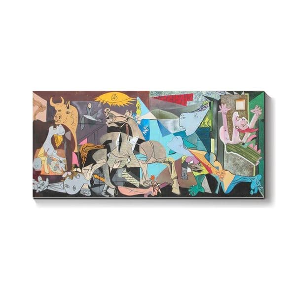 Guernica by Pablo Picasso Colorful Abstract Hand Painted Oil Painting Reproduction Canvas Art Home Decor Wall Art For Livng Room - No Framed -720