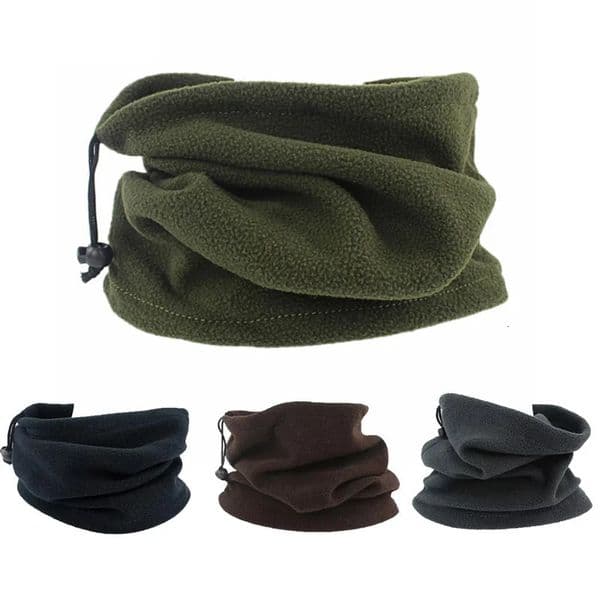 Windproof Fleece Neck Gaiter MultiPurpose Tube Scarf for SkiCyclingHiking Adjustable Face Cover with UV Protection 260120