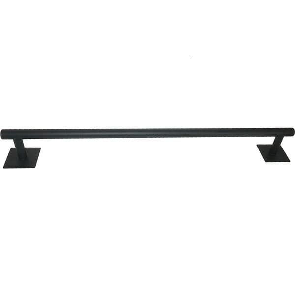 Matte Black Single Towel Bar Wall Mounted Stainless Steel Bathroom Towel Rod