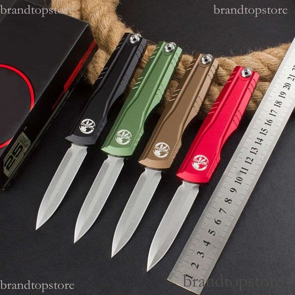 4Models Combat-Tr Knife 2.95 D2 Blade T6-Aluminum Handles Pocket Knives Self-Defense folding knife EDC Tools