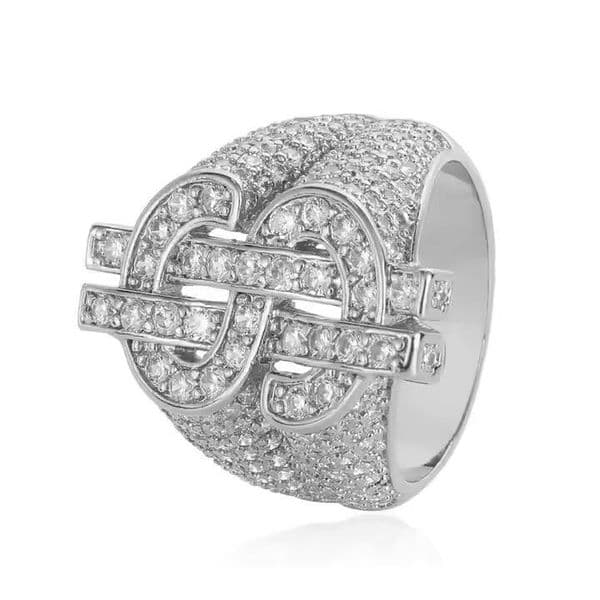 Luxury Moissanite Diamond Hip Hop Ring Men Iced Out Bling Jewelry for Party Concert and Streetwear from India