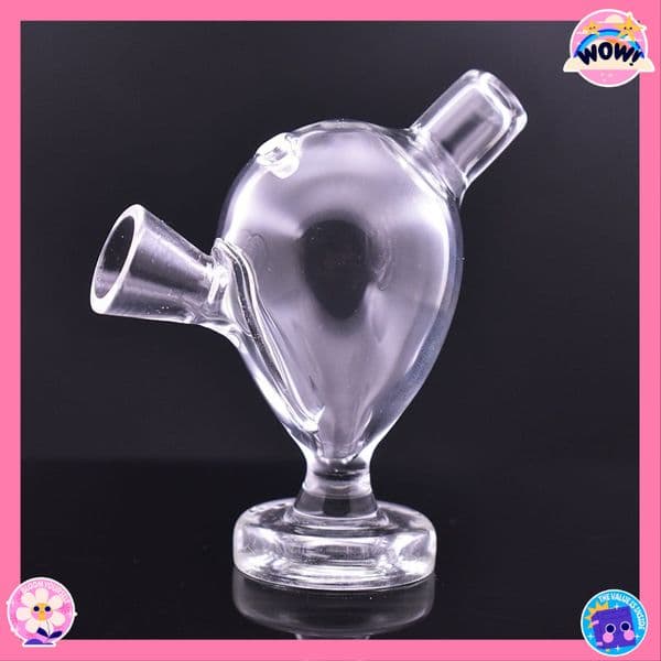 Wholesale mini protable clear cigarette filter pipe for rolling paper water bong pipes for smoking dry herb