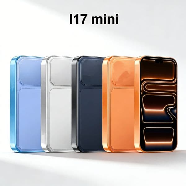 2026 Mini smartphone i17, a brand new, unopened Android phone, available at factory wholesale price.