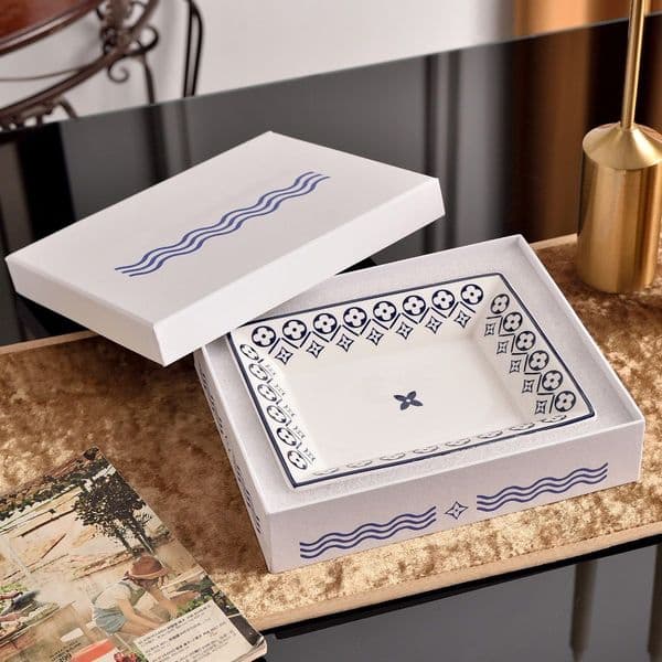 Decorative Ceramic Ring Key Bowl Jewelry Tray Organizing Dish for Necklace Earrings Home Accessories