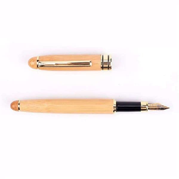 Smooth Teachers Gifts Writing Supplies Nature Box Pens Wood Bamboo Fountain Pen 26Y0125